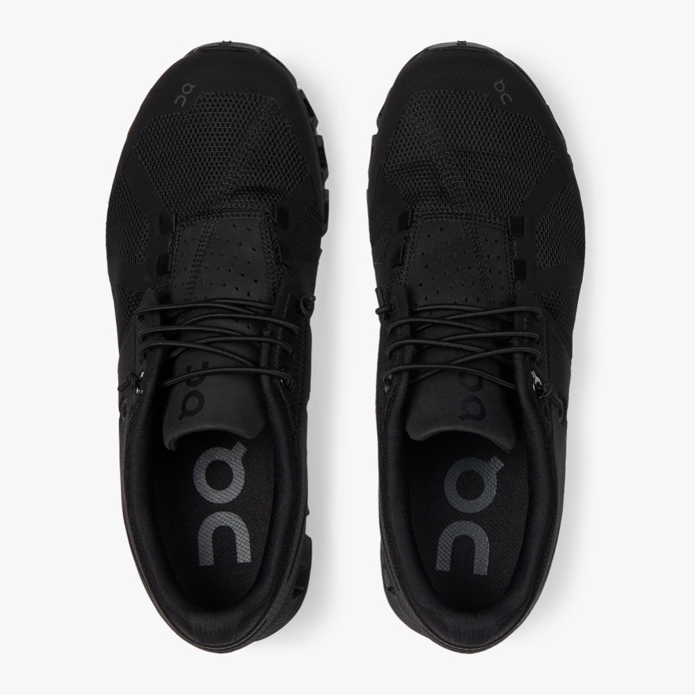 Men's QC Cloud Road Running Shoes Black Website | UK-436729