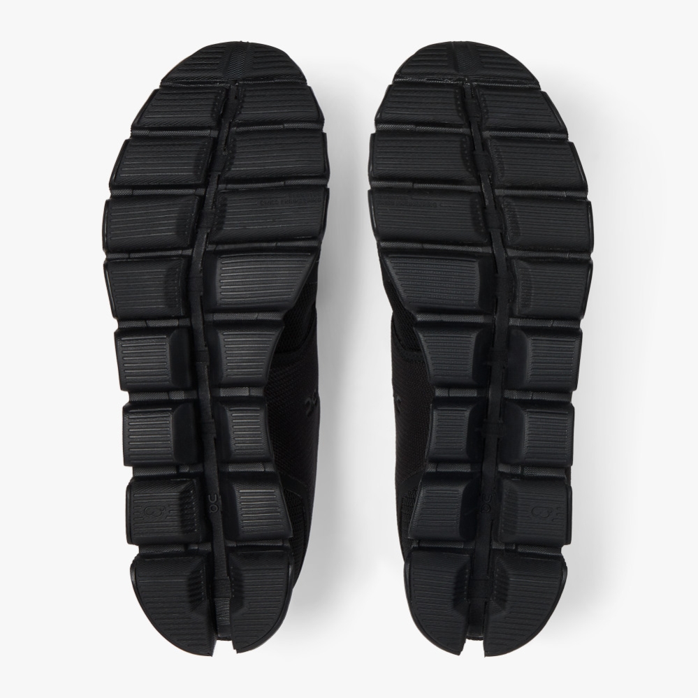 Men's QC Cloud Road Running Shoes Black Website | UK-436729