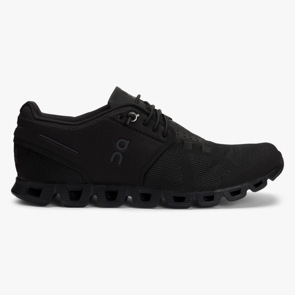 Men\'s QC Cloud Road Running Shoes Black Website | UK-436729