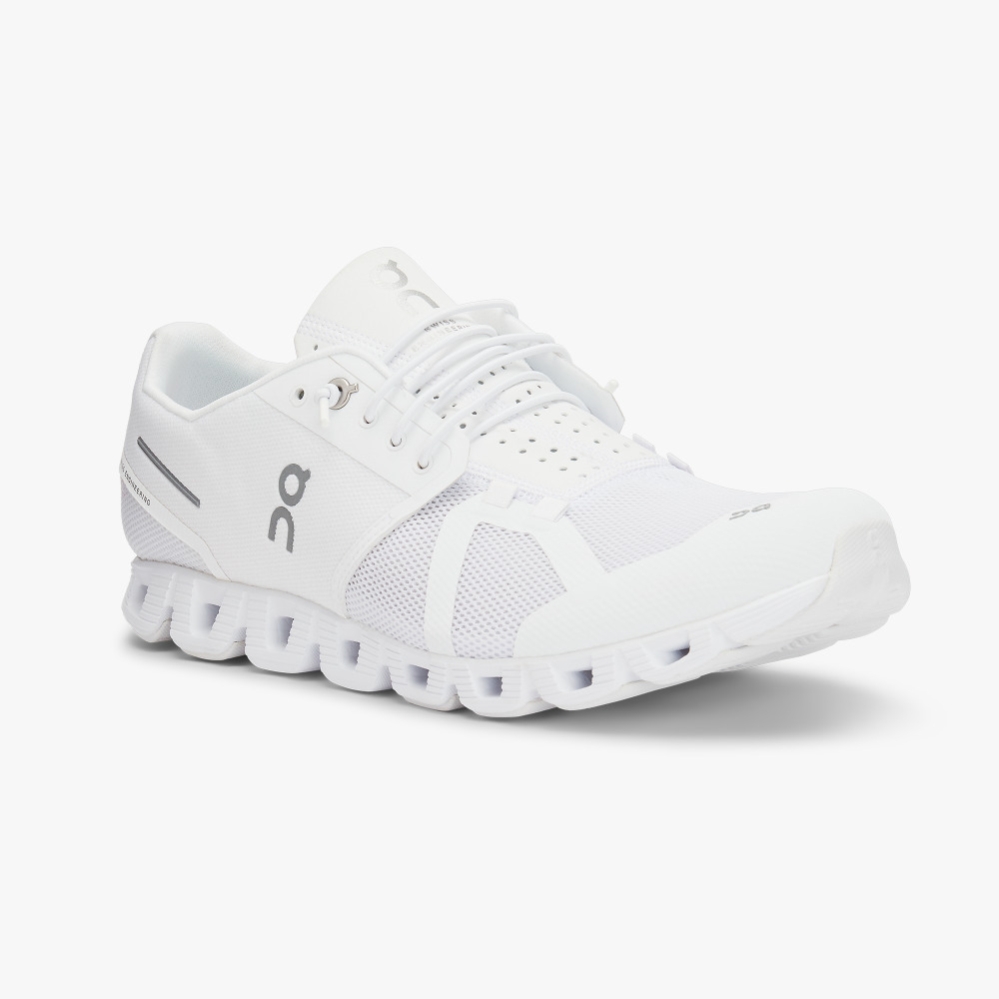 Women's QC Cloud Road Running Shoes White Website | UK-762108