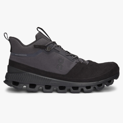 Men's QC Cloud Hi Road Running Shoes Black Website | UK-036849