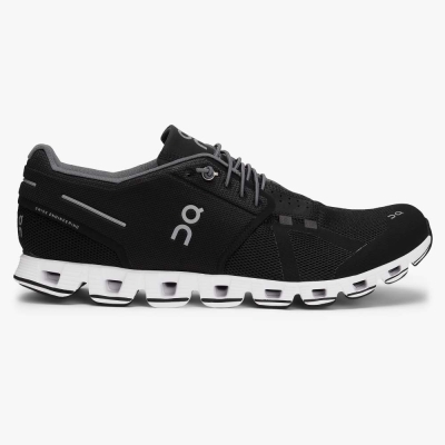 Men's QC Cloud Road Running Shoes Black Website | UK-107649