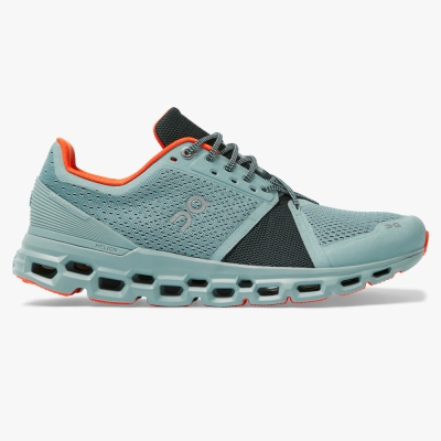 Men's QC Cloudstratus Road Running Shoes Blue Website | UK-650493