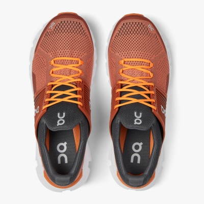 Men's QC Cloudswift Road Running Shoes Orange Website | UK-062317
