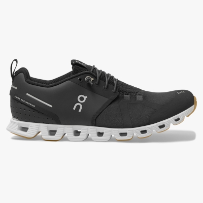 Women's QC Cloud Terry Road Running Shoes Black Website | UK-756403